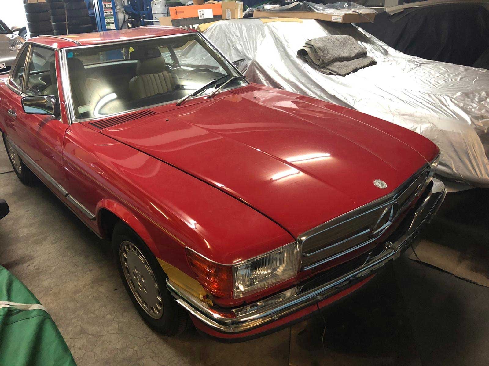 Mercedes 560SL. Das nächste Projekt