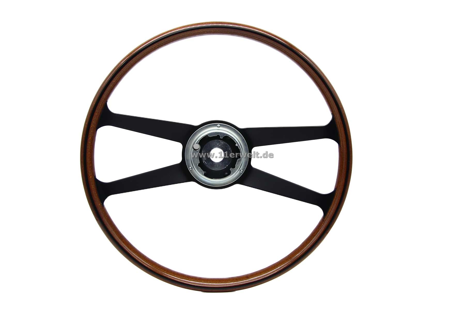 Lenkrad mit Holzkranz für Porsche 911, 912 und 914, Ø 394 mm (15,5")