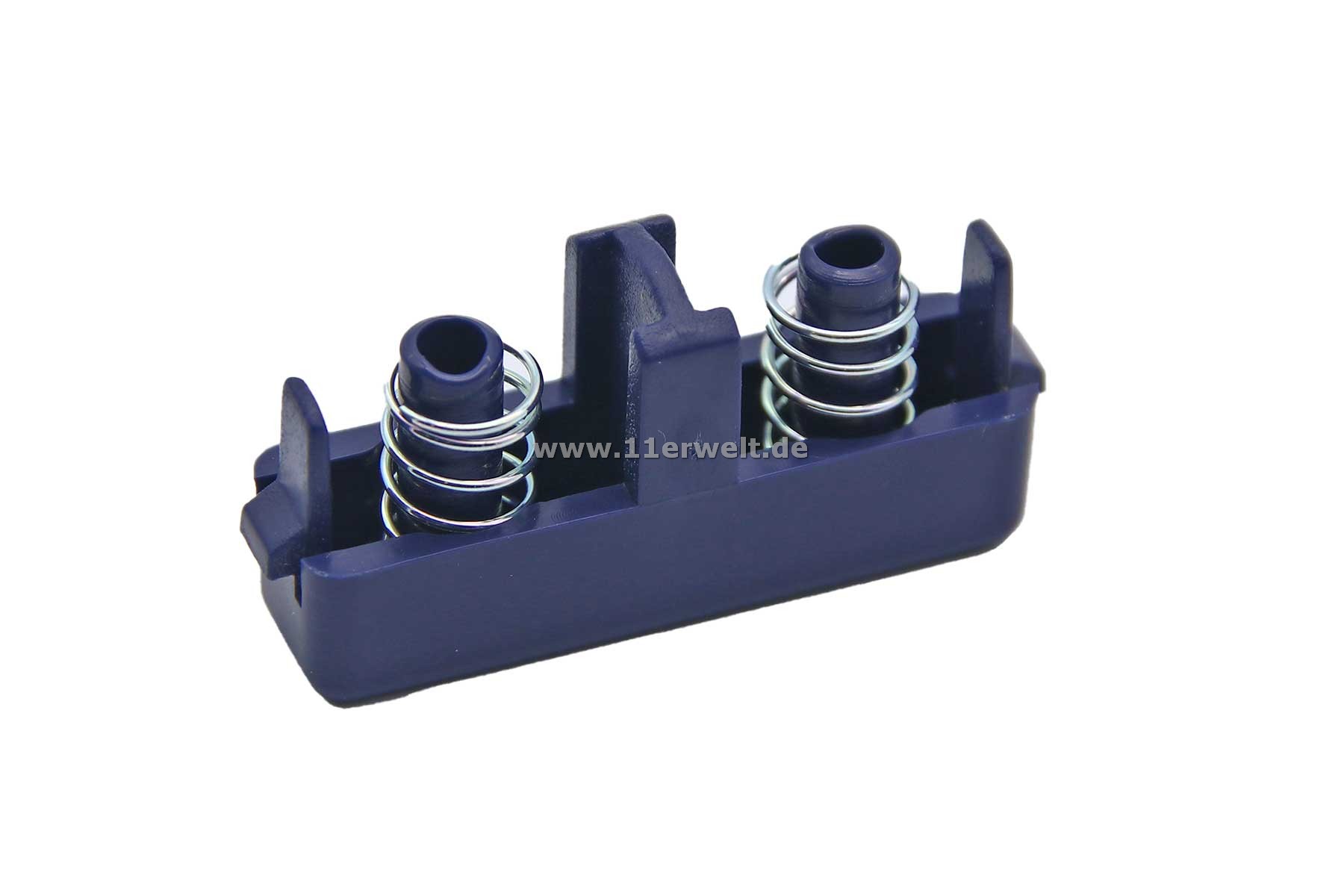 Entriegelungsknopf Mittelkonsole Mercedes SL R129 in blau mit Federn