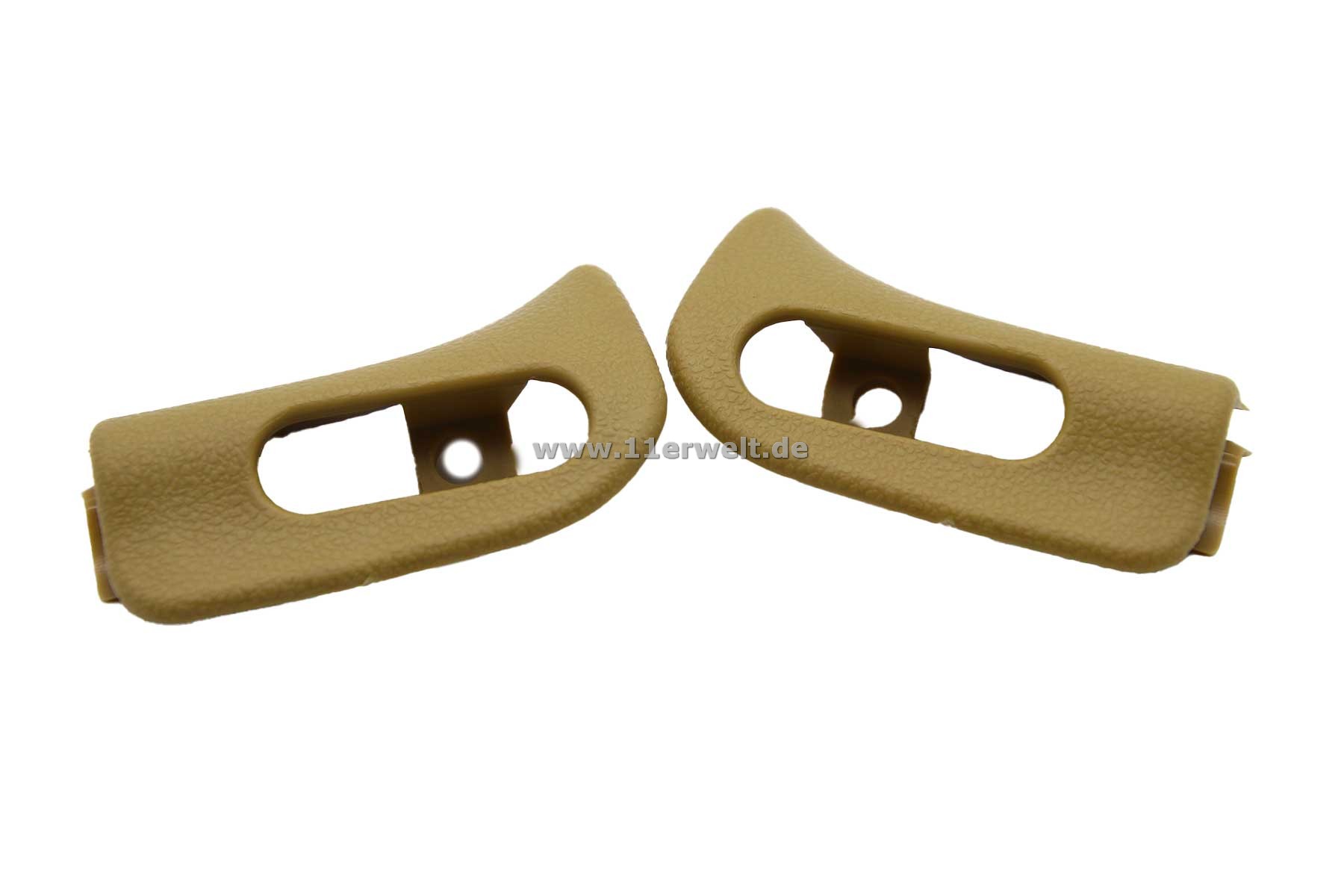 Zierkappen / Abdeckung für den Halter der Sonnenblende Mercedes R129, A124 und W124 Cabrio beige