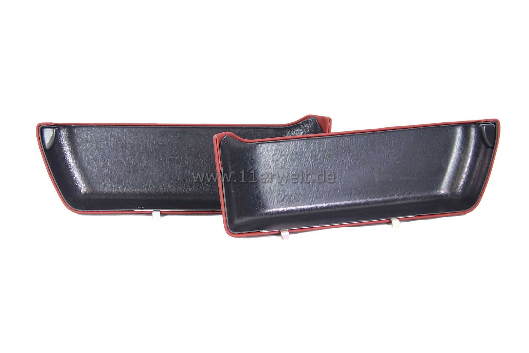 Türtaschen - Türablagen für Mercedes R107 burgund rot. Set mit 2 Stück