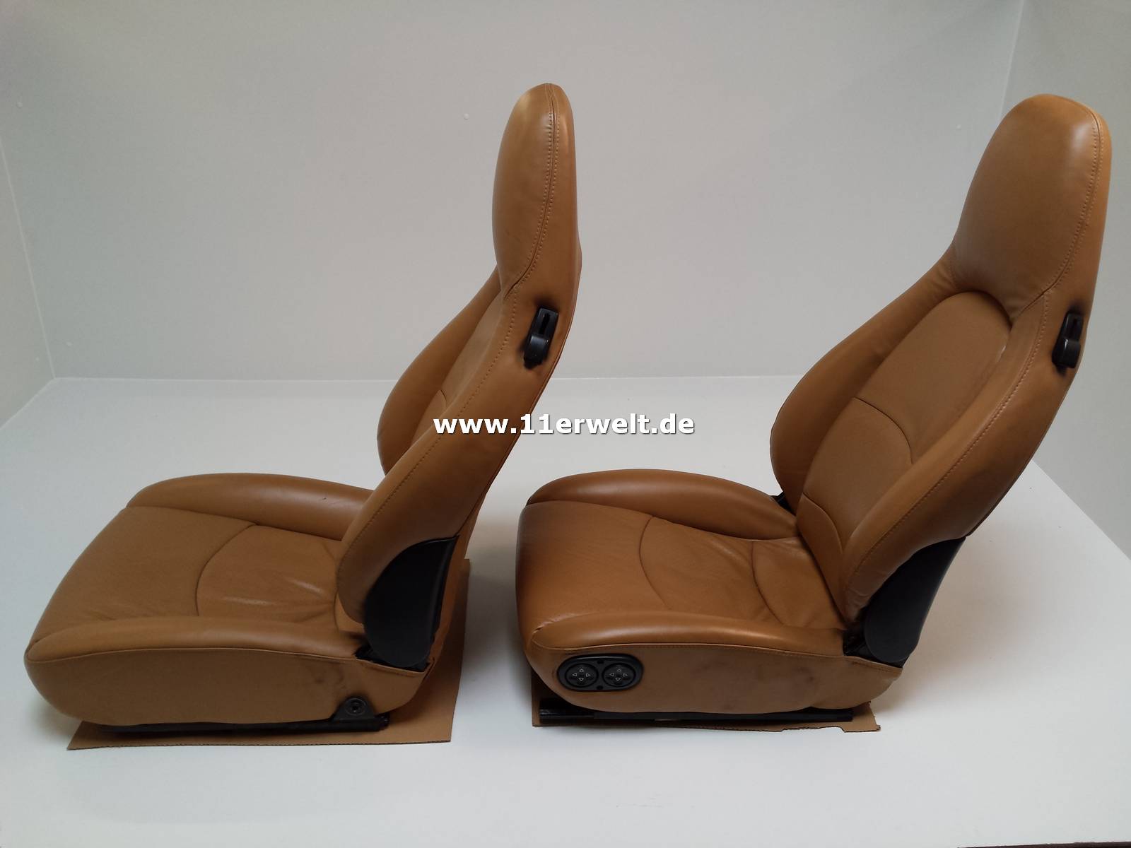 Ledersitze Porsche 993 hellbraun elektrisch verstellbar
