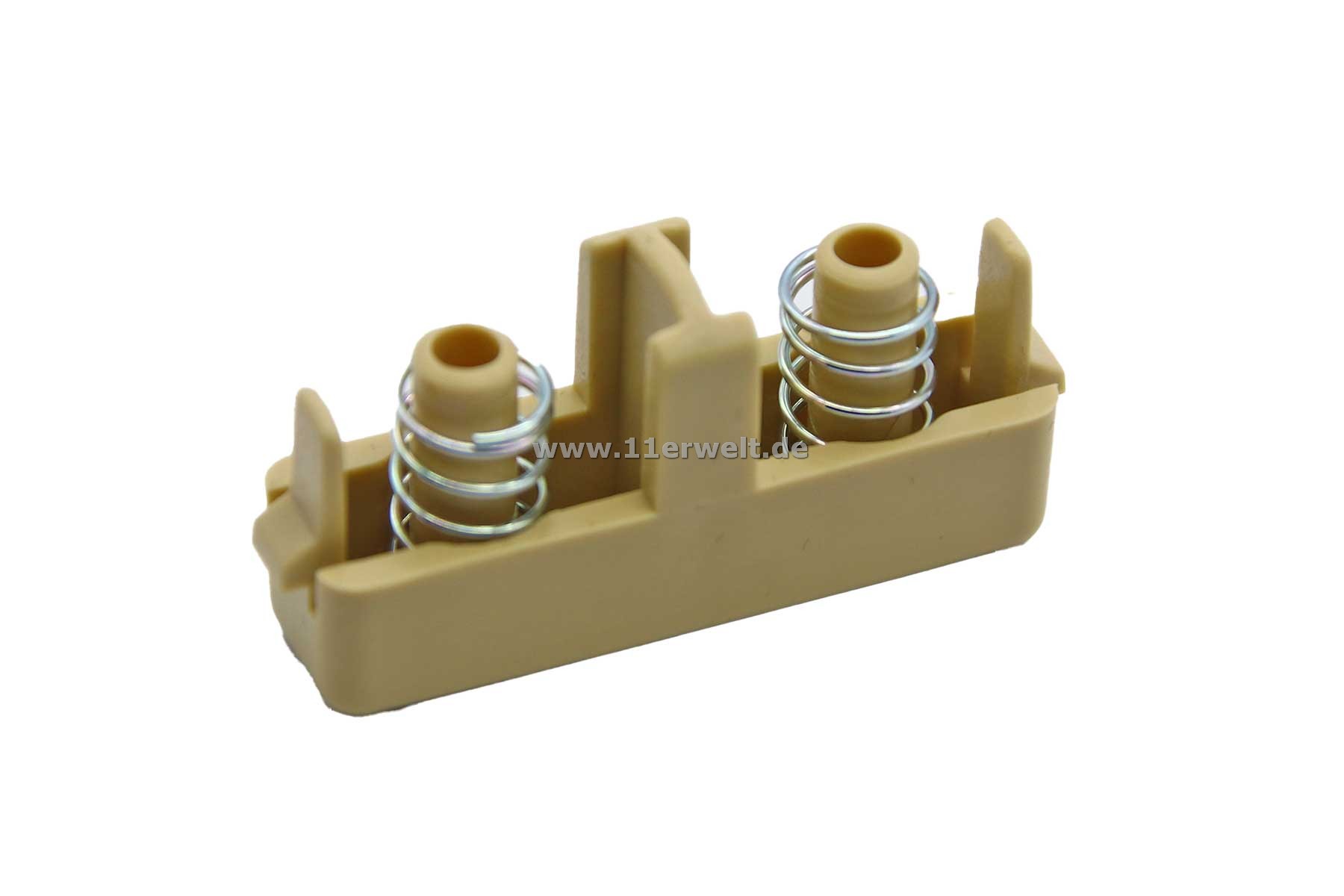 Entriegelungsknopf Mittelkonsole Mercedes SL R129 in creme/beige mit Federn