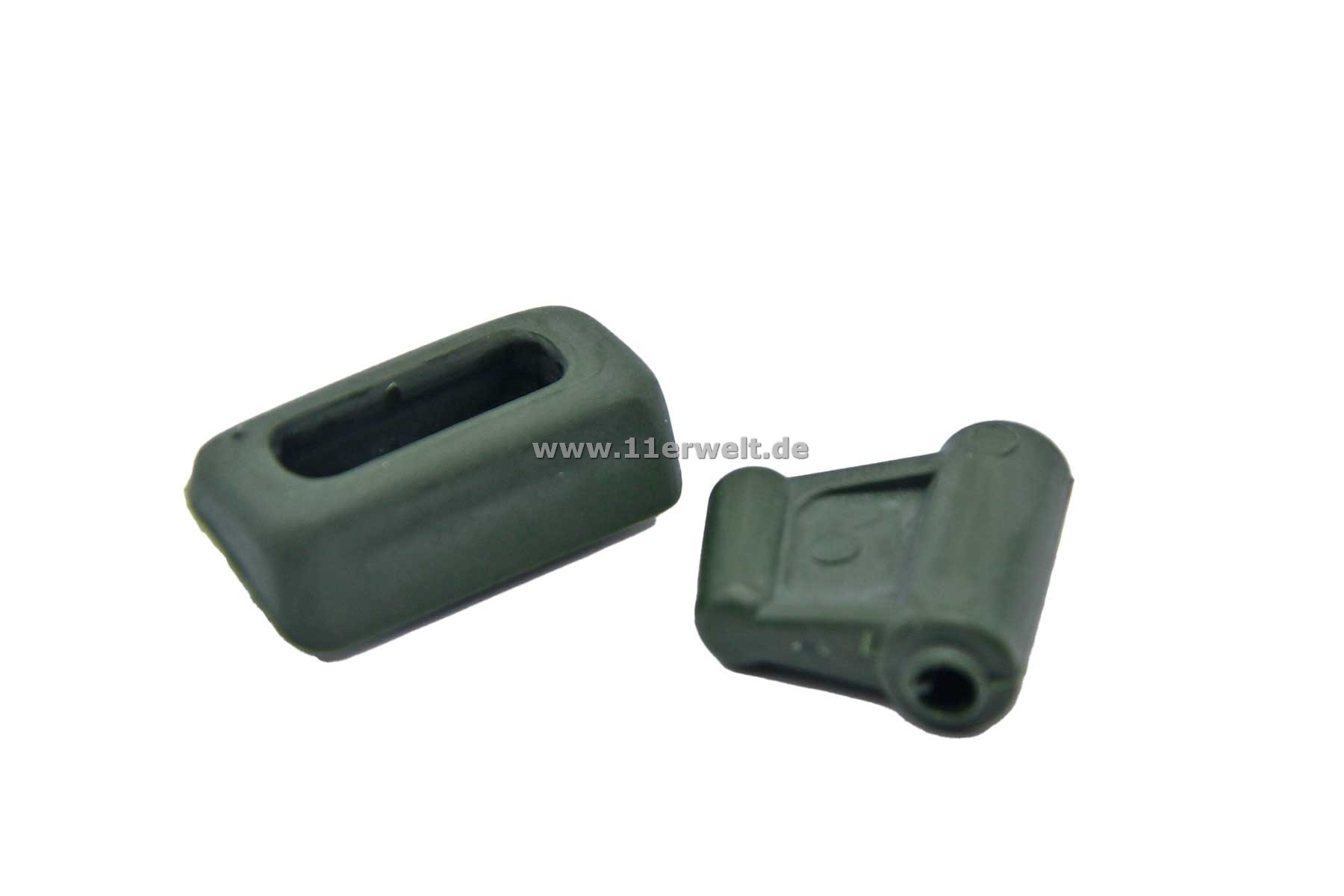 Halter - Clips zur Befestigung der Sonnenblende Mercedes R107 grün