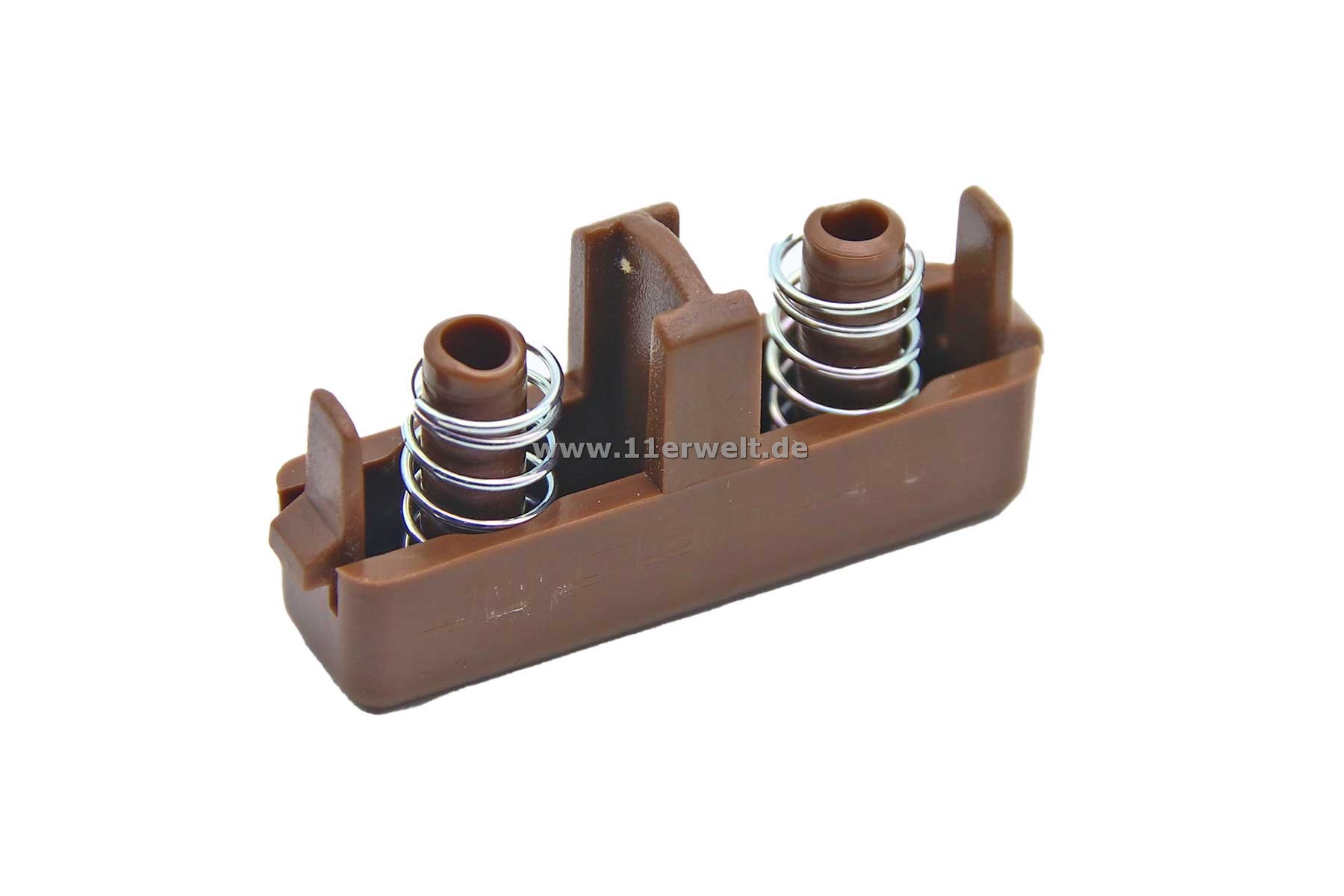 Entriegelungsknopf Mittelkonsole Mercedes SL R129 in braun inkl. Federn