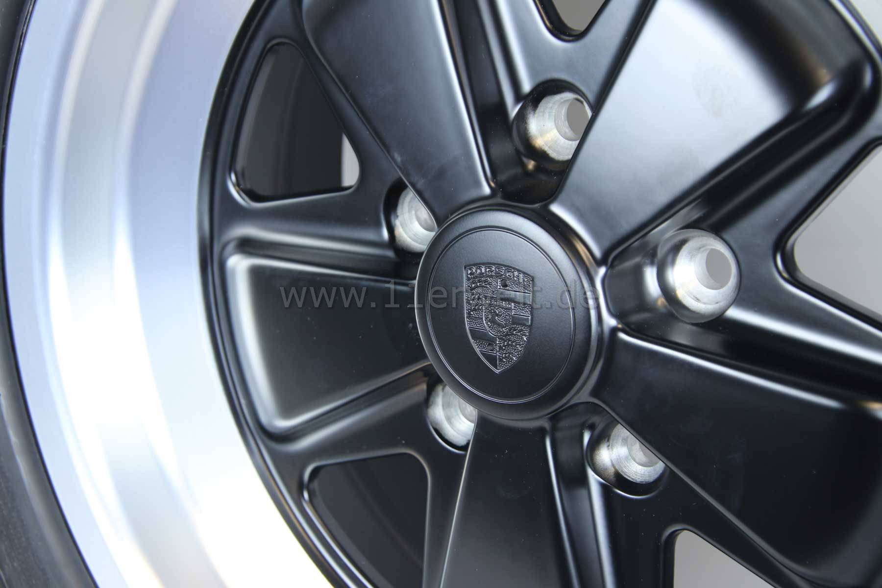 Komplettrad 5 Speiche 6 x 16", ähnlich Fuchs Felgen für Porsche mit Reifen 195/60- 16