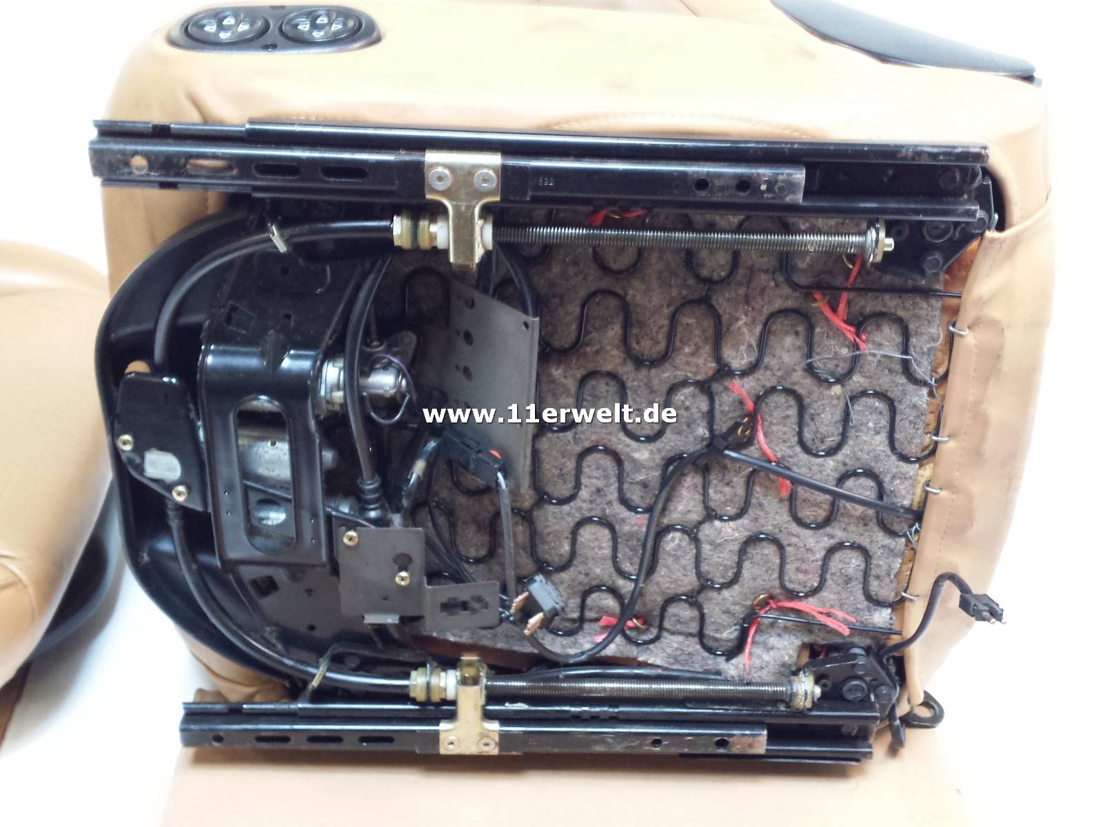 Ledersitze Porsche 993 hellbraun elektrisch verstellbar