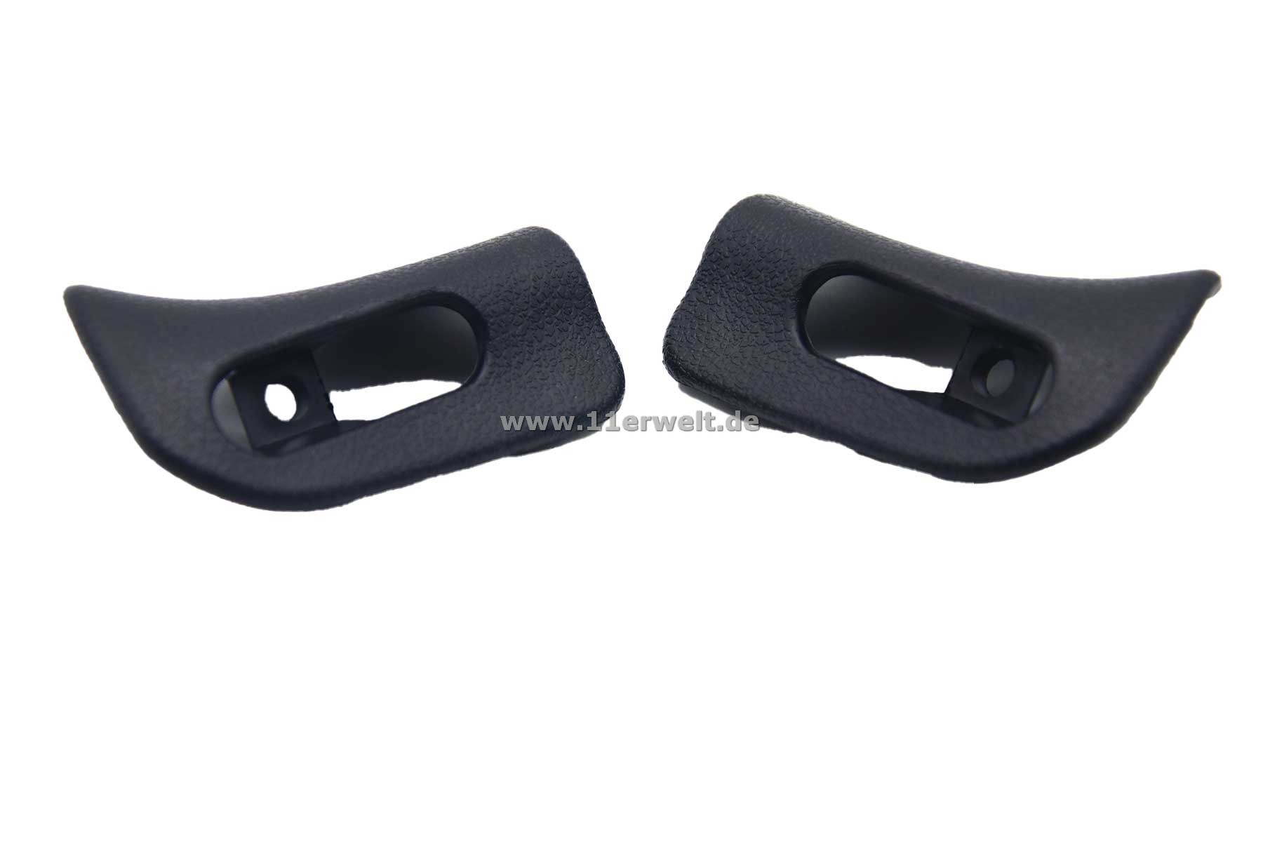 Zierkappen / Abdeckung für den Halter der Sonnenblende Mercedes R129, A124 und W124 Cabrio schwarz