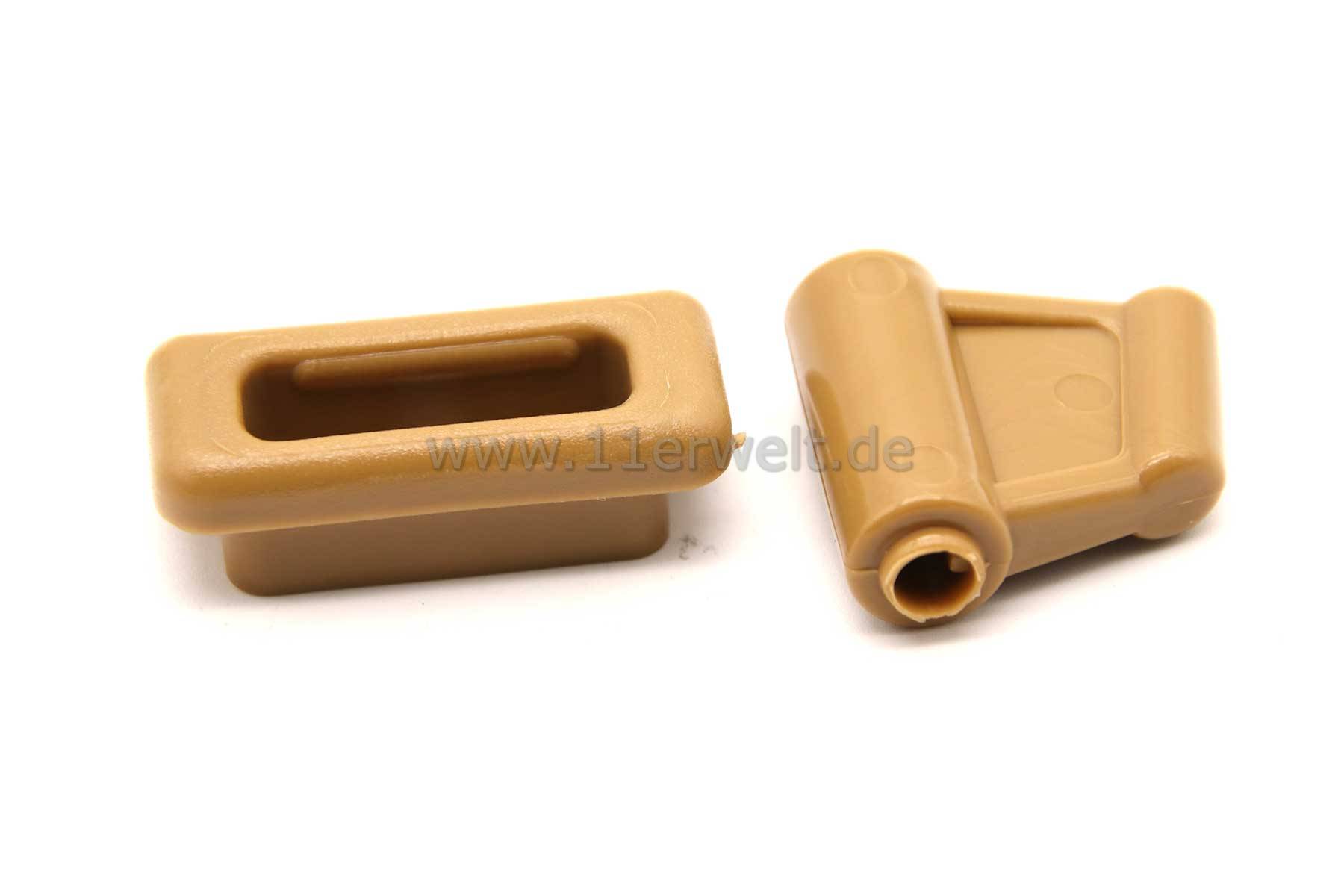 Halter - Clips zur Befestigung der Sonnenblende Mercedes R107 beige