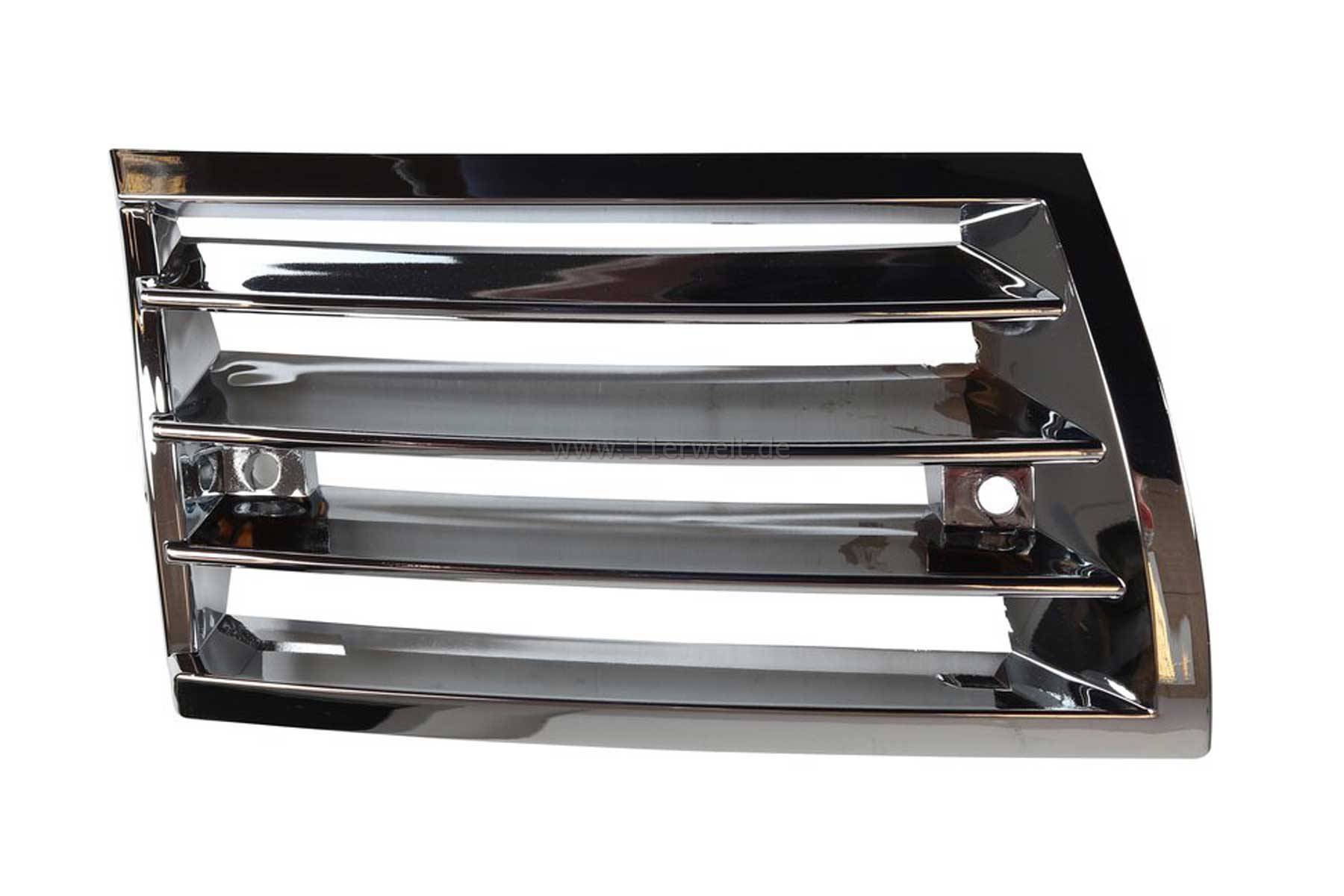 Frontgitter Porsche 911 F-Modell rechts, verchromt