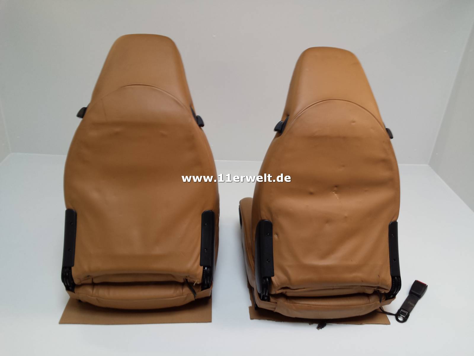 Ledersitze Porsche 993 hellbraun elektrisch verstellbar