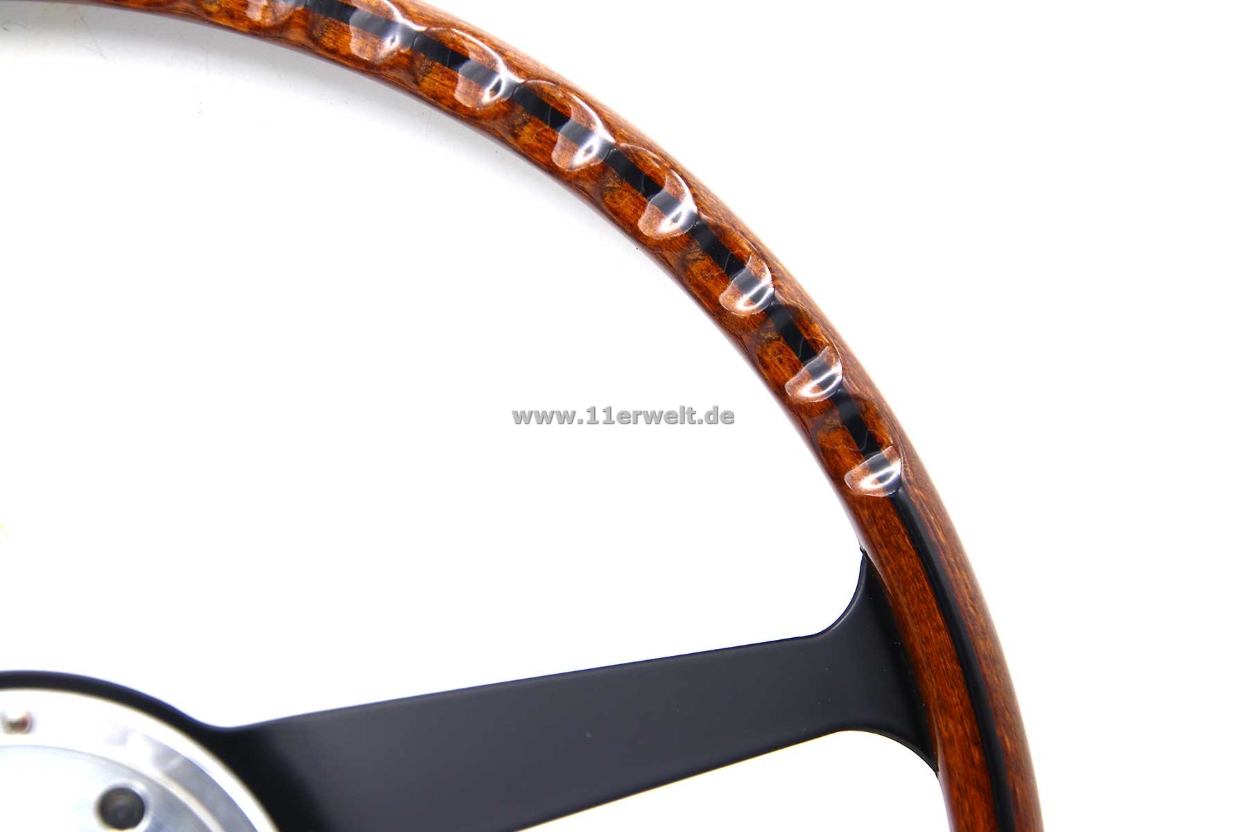 Lenkrad mit Holzkranz für Porsche 911, 912 und 914, Ø 394 mm (15,5")