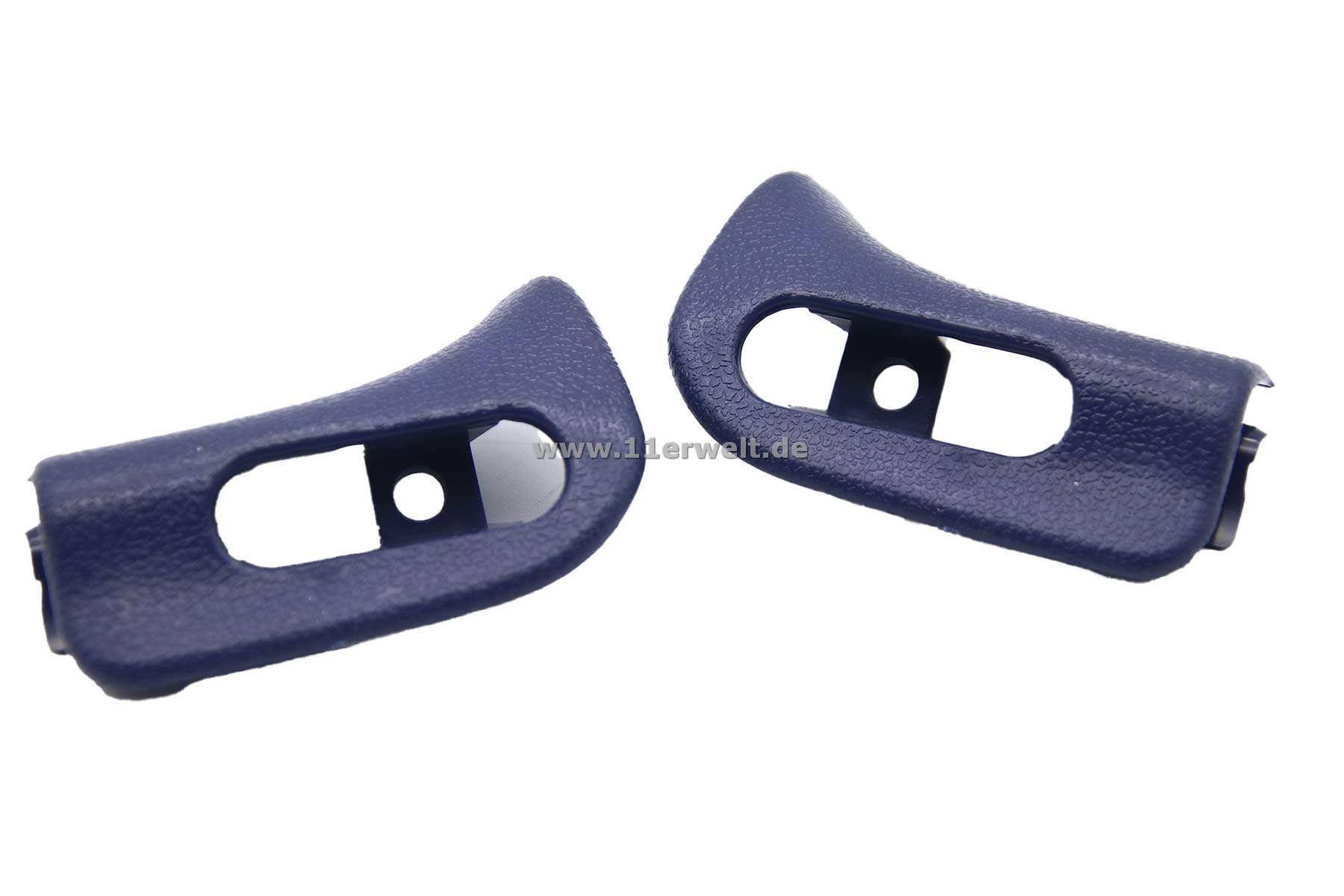 Zierkappen / Abdeckung für den Halter der Sonnenblende Mercedes R129, A124 und W124 Cabrio blau