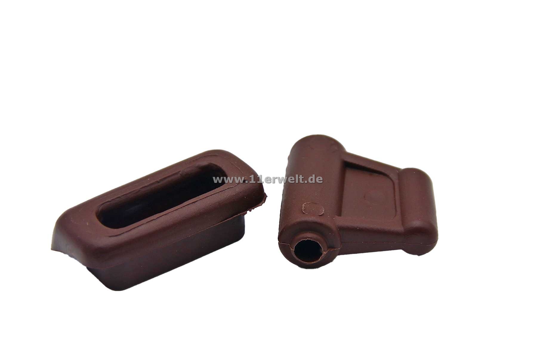 Halter - Clips zur Befestigung der Sonnenblende Mercedes R107 braun