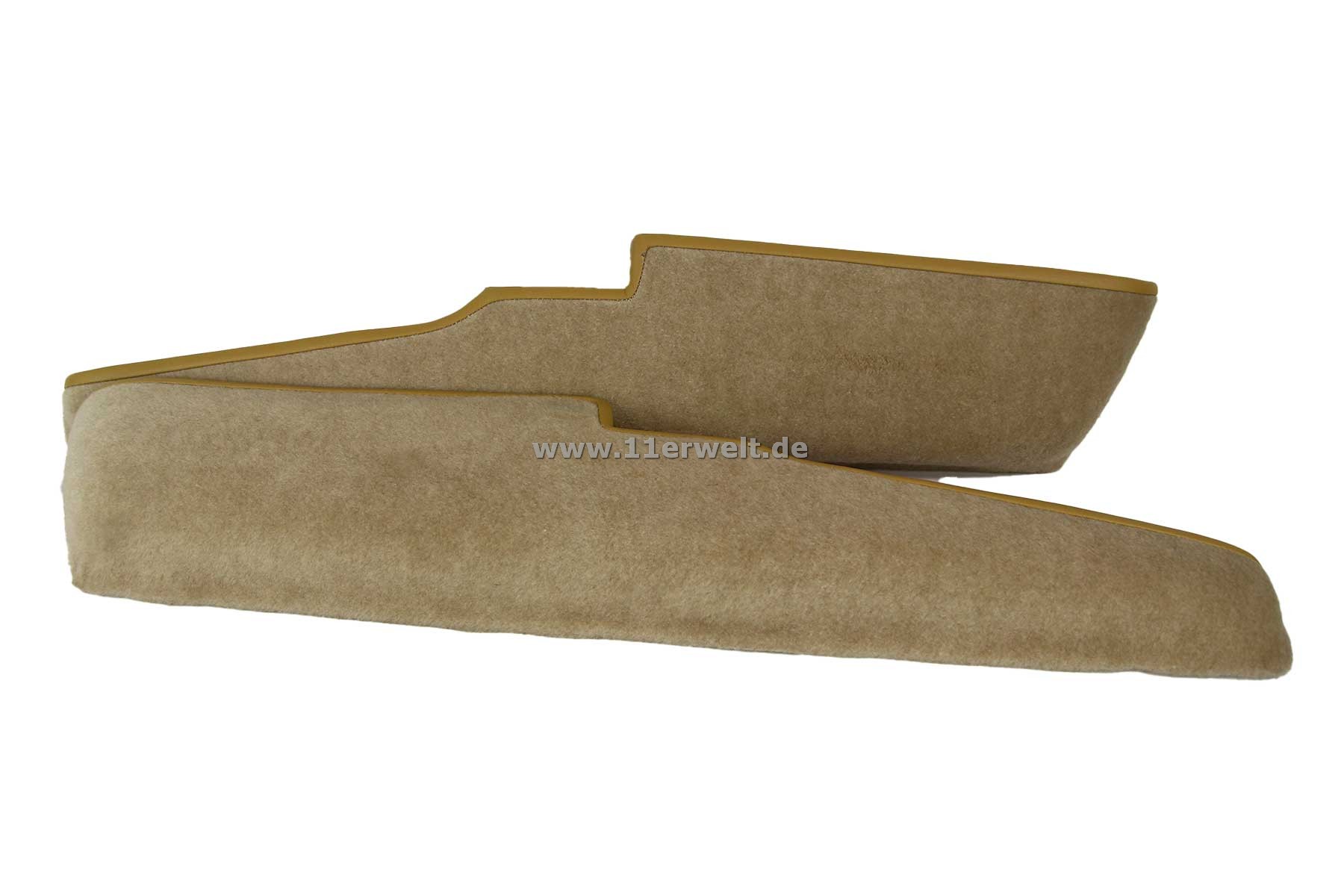 Türtaschen für Porsche 911 G-Modell, bezogen in beige